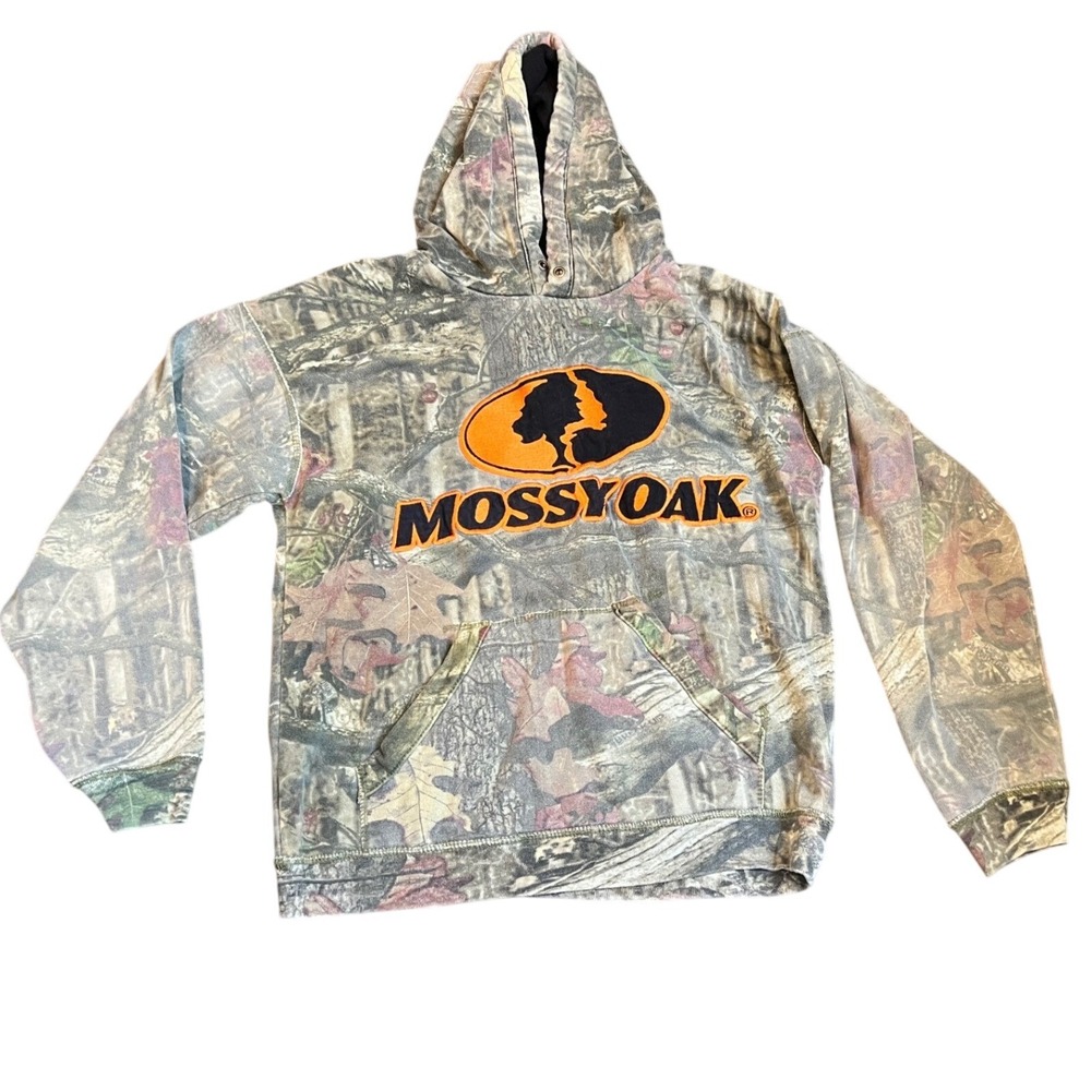Mossy Oak Break-Up Infinity Camo Hoodie Mens Medium Embroidered Logo Pullover